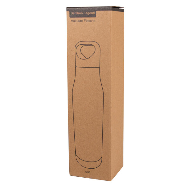 Insulated Drinking Bottle Bamboo Legend - White