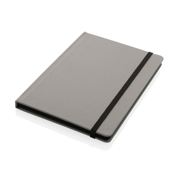GRS certified RPET A5 notebook - Grey / Black