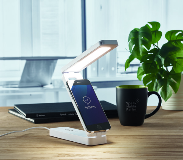 Lampe et chargeur sans fil 10W Espurna