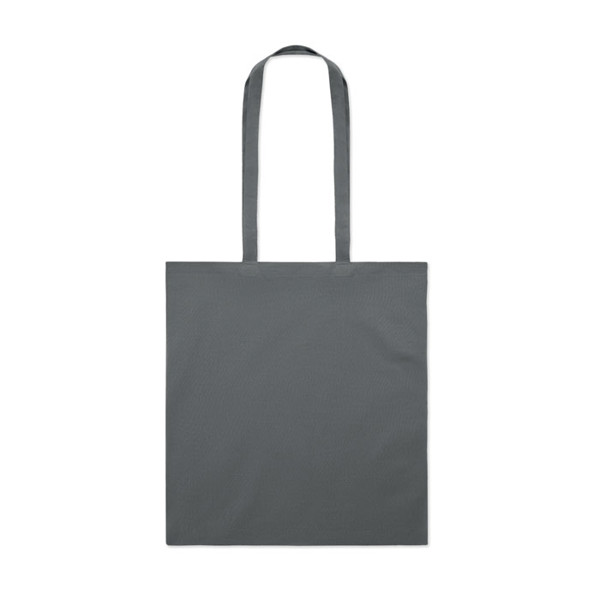 140 gr/m² cotton shopping bag Cottonel Colour + - Stone Grey