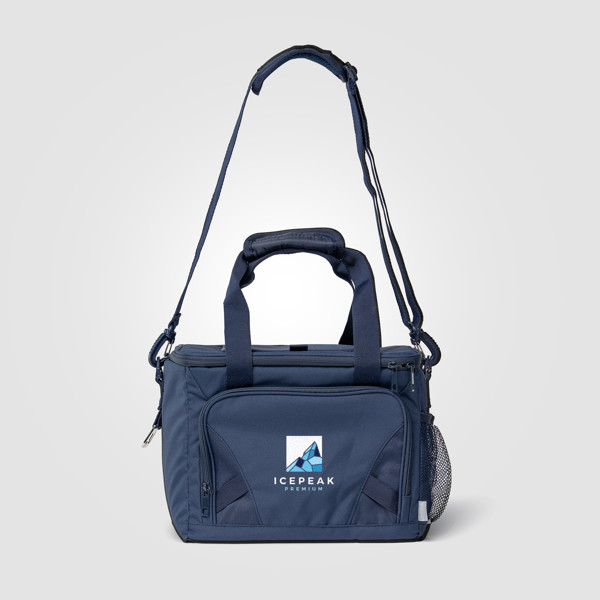 Sac de Pique-Nique 20 Canettes Coastal Threads™ - Bleu marine / Transfert thermique