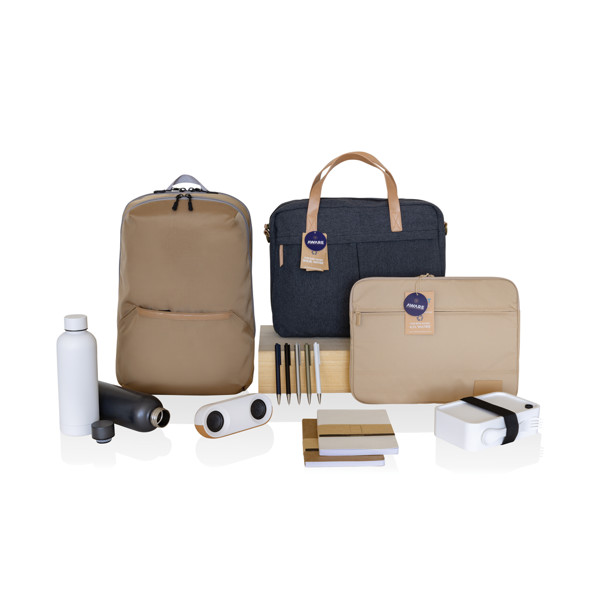 Stylo en aluminium recyclé certifié RCS Amisk - Bleu