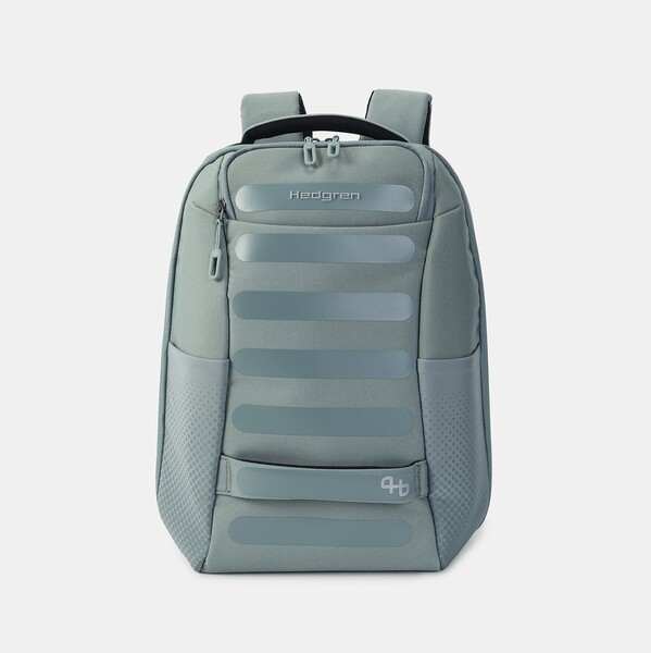 HANDLE M | 2 compartment Backpack M 15.6" + RFID - Hedgren - Grey-Green /