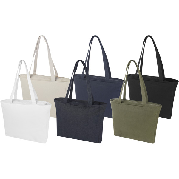 Sac shopping Trace Weekender recyclé 500 g/m² Aware™ - Marine