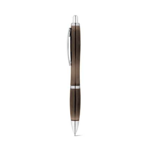 SWING rPET. Recycled PET (100% rPET) ball pen with metal clip - Black