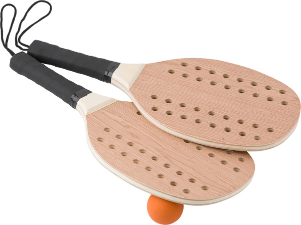 Raquettes de tennis en bois de rose Sergio