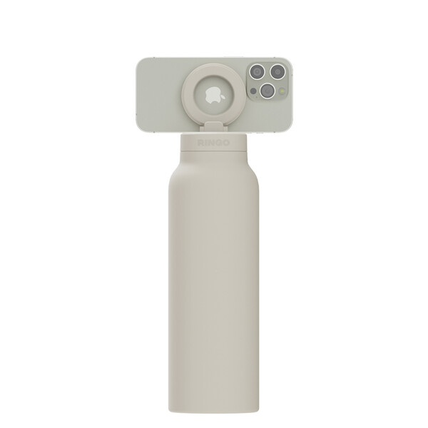Láhev na vodu RINGO Pro MagSafe® s magnet. kroužkem 710 ml - Off White