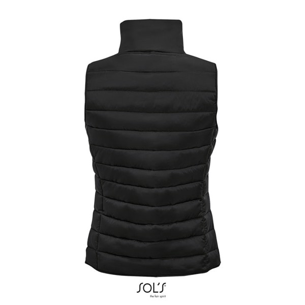WAVE DAMEN BODYWARMER 180g Wave Women - Black/Black Opal / XL