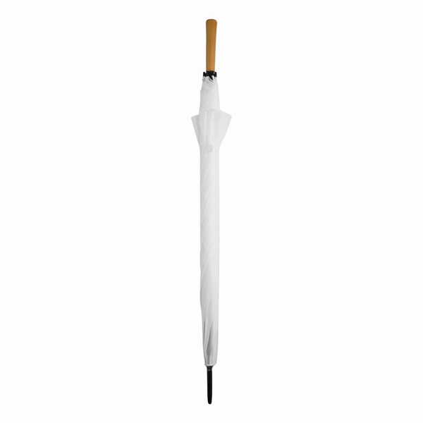 Golf Umbrella Raindrops - White