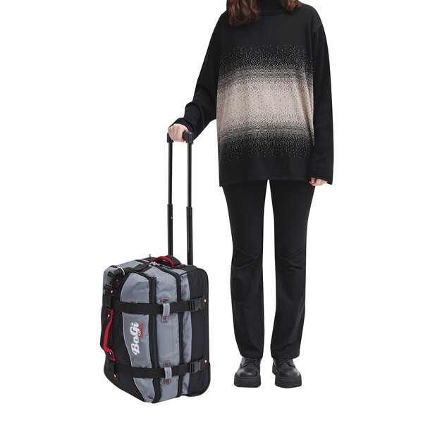 Trolley travel bag BoGi S BOGI S - black / grey