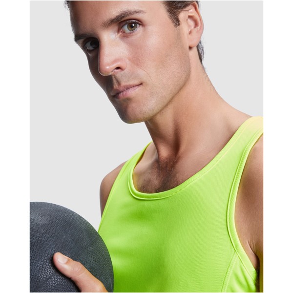 Canotta sportiva da bambino da 140 g/m² Andre - Arancione fluo / 7/8