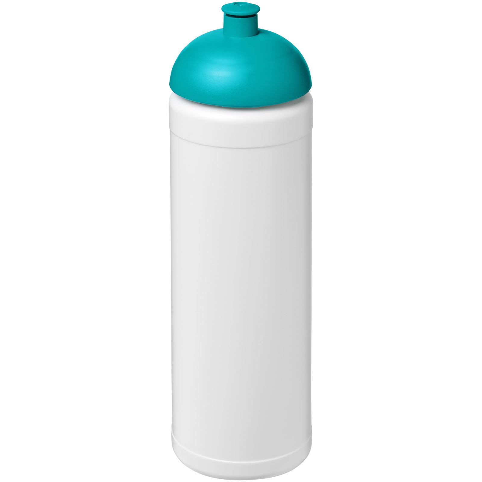 Sportovní láhev s kupolovitým víčkem Baseline® Plus 750 ml - Bílá / Tyrkysová