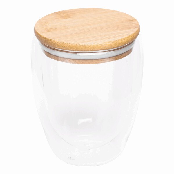Double-walled glass, capacity approx. 350 ml BAMBOO ART M