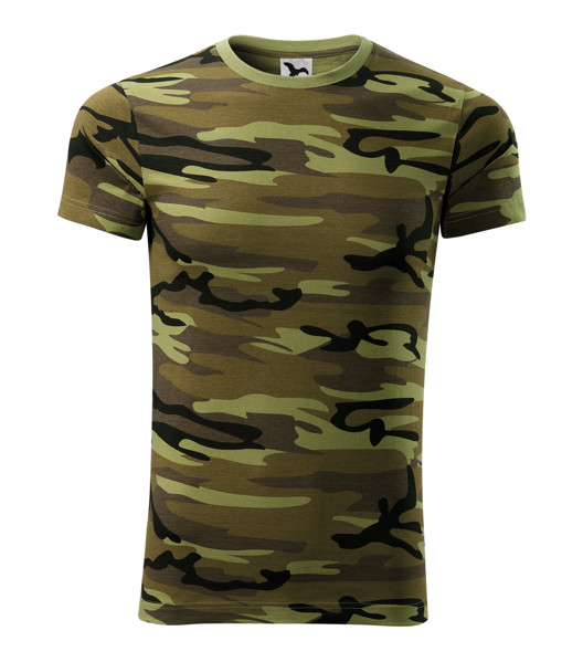 Tričko Unisex Malfini® Camouflage - Camouflage Green / 2XL