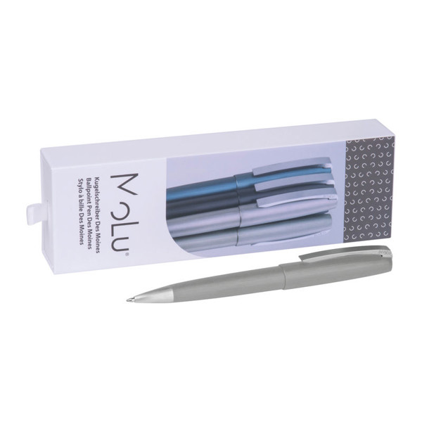 MoLu Metal Ballpoint Pen Des Moines - Grey