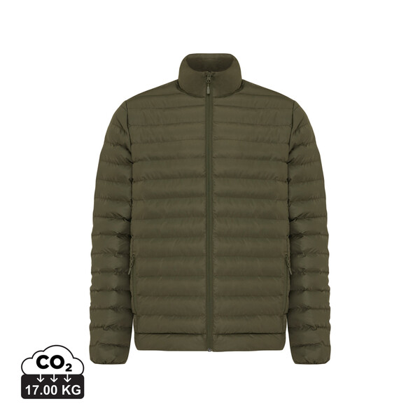 Pánská prošívaná bunda IQONIQ Maiko z recykl. polyesteru - Khaki / XXXL