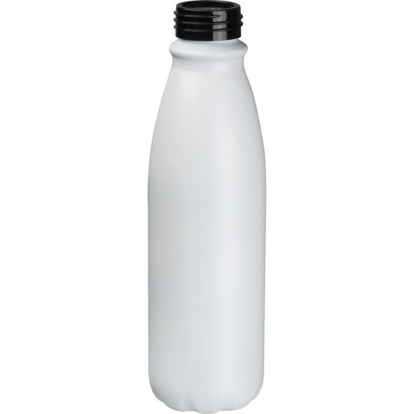 Aluminium drinking bottle 600 ml - White