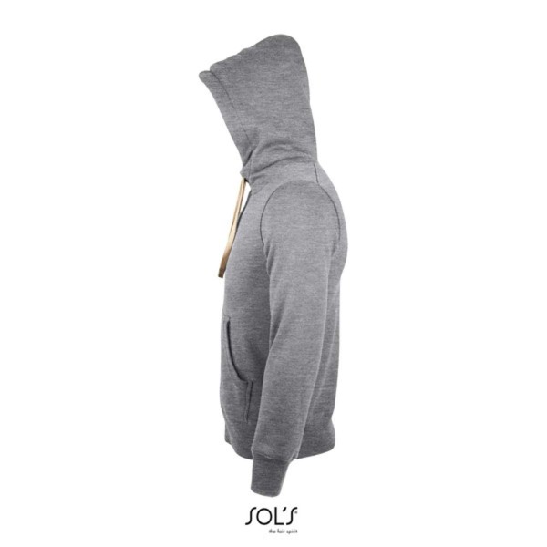 Sol's Sherpa - Unisex μπουφάν με φερμουάρ και επένδυση "Sherpa" - Grey Melange / S
