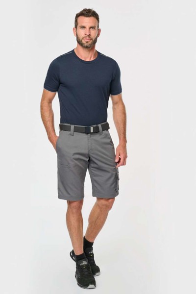 Multipocket Workwear Bermuda Shorts - Black / 52