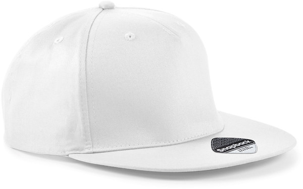 5 Panel Snapback Cap Beechfield | B 610 - White / onesize