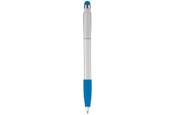 Cosmo stylus with grip - White / Light Blue