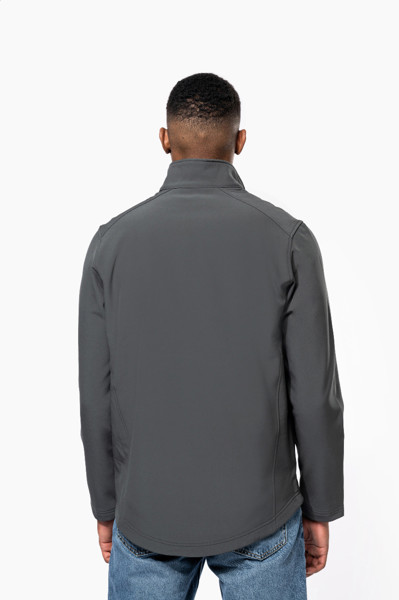 2-Layer Softshell Jacket KA424 - Dark Grey / L
