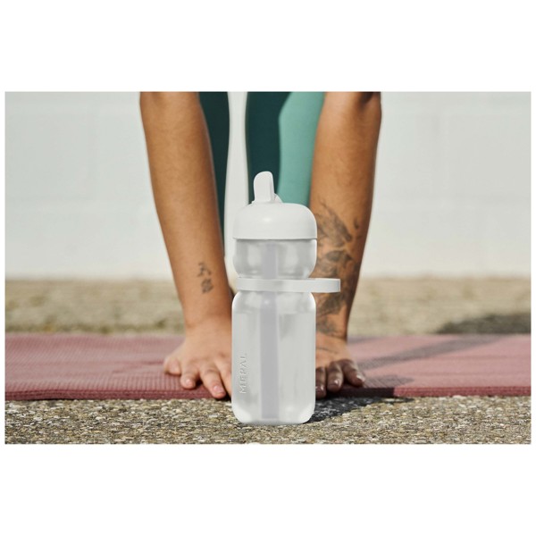 Mepal 600 ml Flip Sportflasche - weiss
