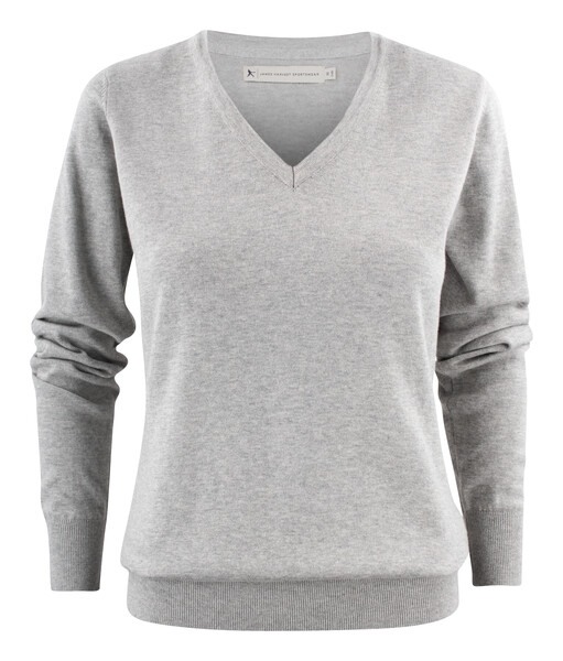 Ashland Lady V-Neck Grey Melange 3XL