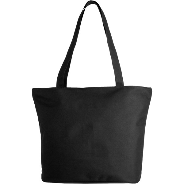 Panama zippered tote bag 20L - Solid Black