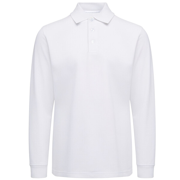 Polo manches longues homme - WHITE / L
