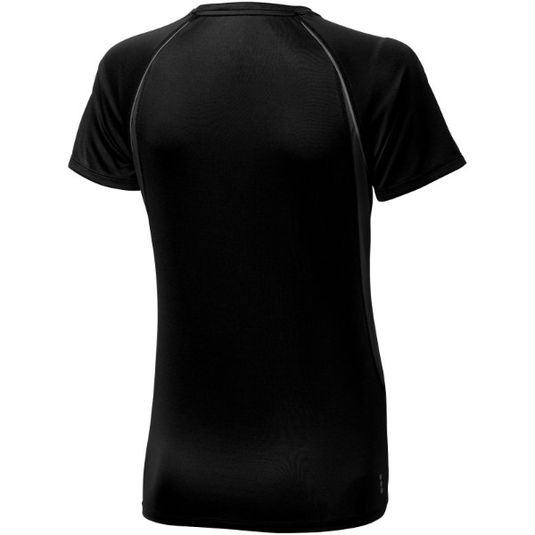 Quebec short sleeve women's cool fit t-shirt - Solid Black / S