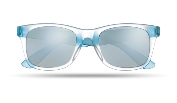 Lunettes de soleil miroir America Touch - Bleu