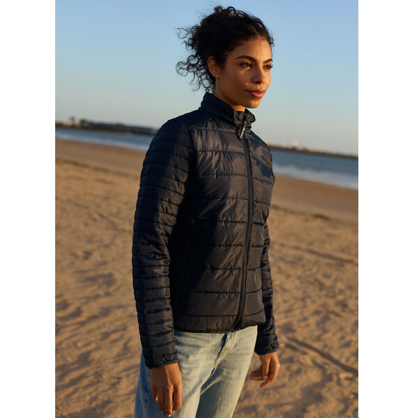 Doudoune femme en polyester recyclé - BLACK / XS