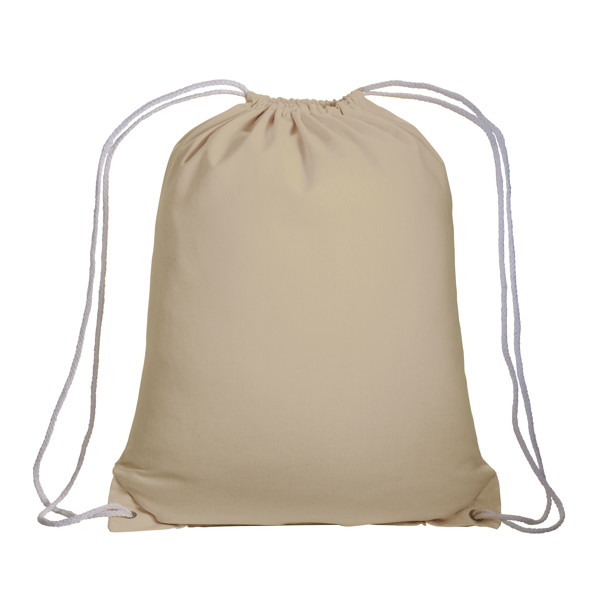 135 G/M2 Cotton Backpack With Drawstring Closure