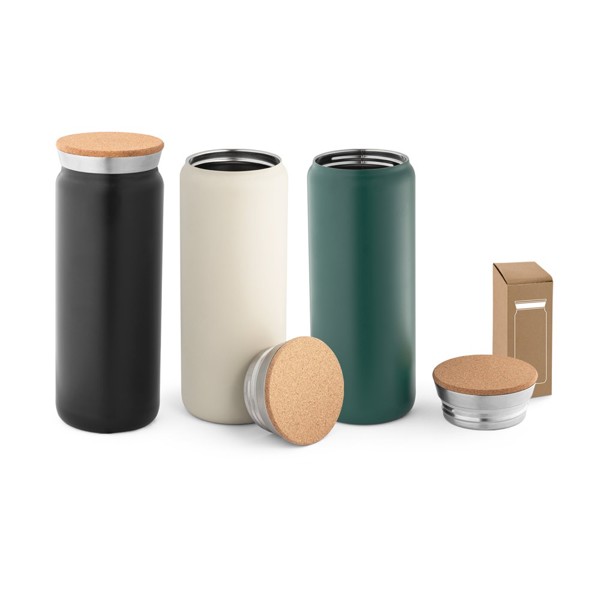 LAVINE 600. Thermos en acier inoxydable 600 ml - Vert Foncé