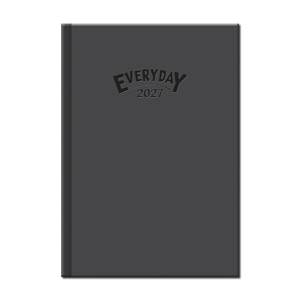 Denný diár A5 Everyday sivý 2027