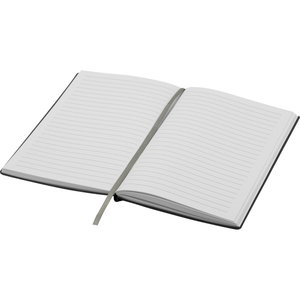 A5 notebook with soft cover BETH - Silvergrey