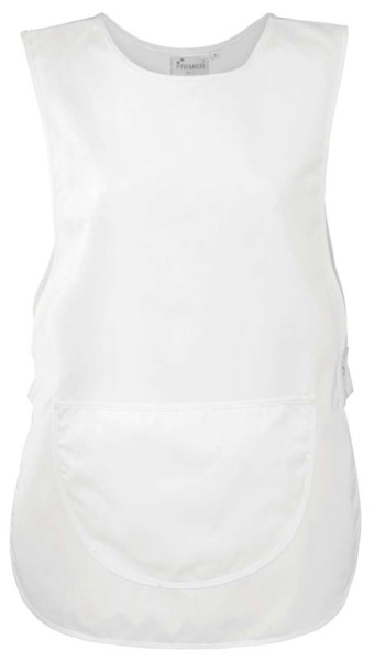 Women's Pocket Tabard - White / L