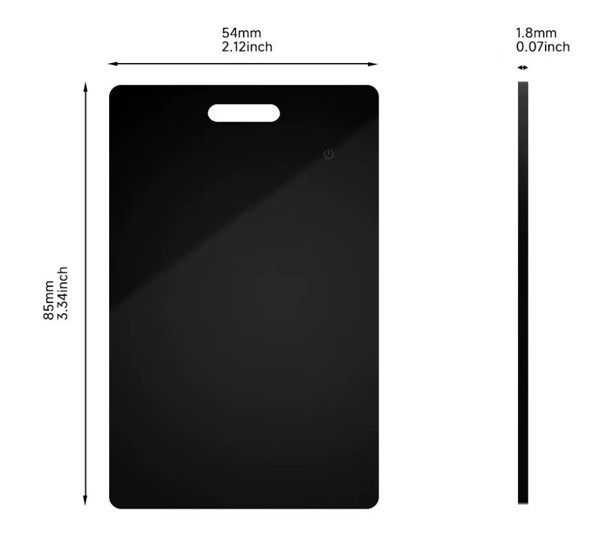 Anti-Lost Smart Card - WHITE