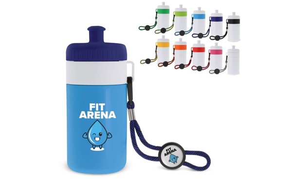 Toppoint sports bottle, 500ml, soft-squeeze - White / White