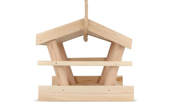 Bird feeder, wood FSC, 190x185x155 mm