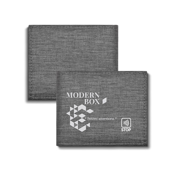 RPET ANTI RFID WALLET - Gris / 