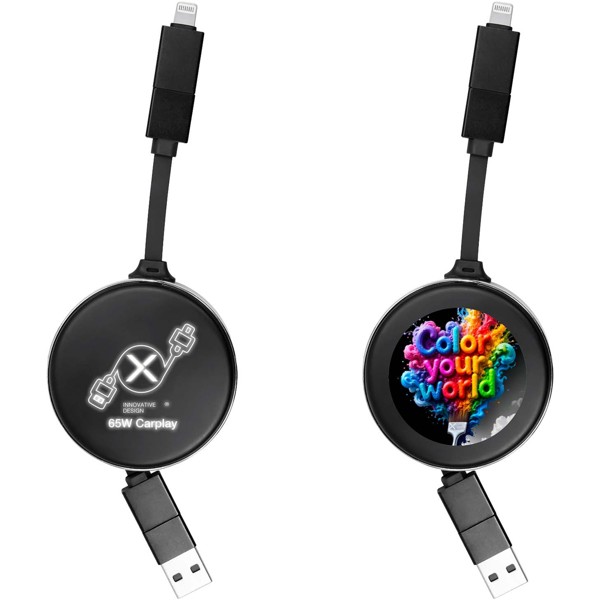 SCX.design C42 4 in 1 oprolbare kabel van 65 W