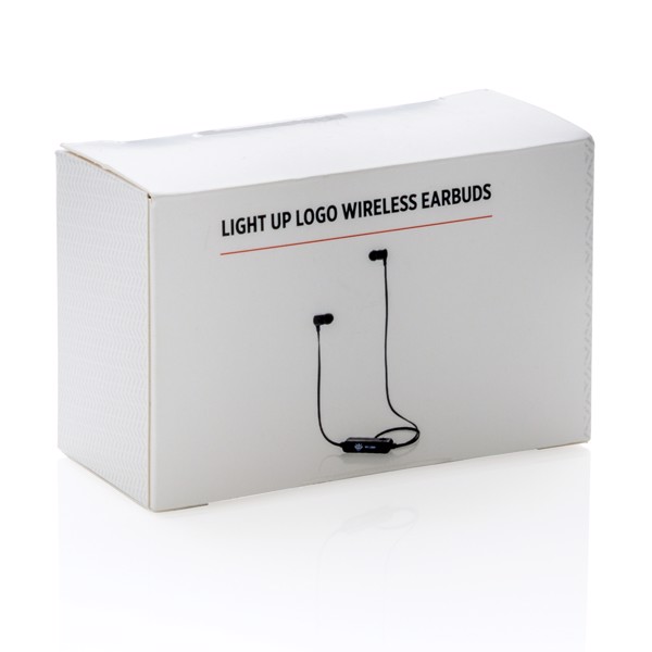 XD - Light up logo wireless earbuds