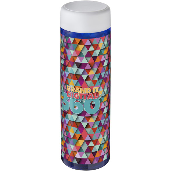 Bouteille H2O Active® Vibe 850ml avec couvercle vissé - Bleu / Blanc