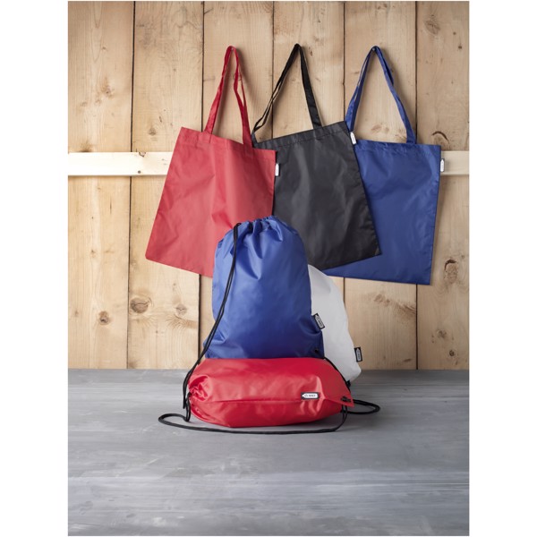 Sac à dos RPET Oriole avec cordon de serrage 5L - Noir