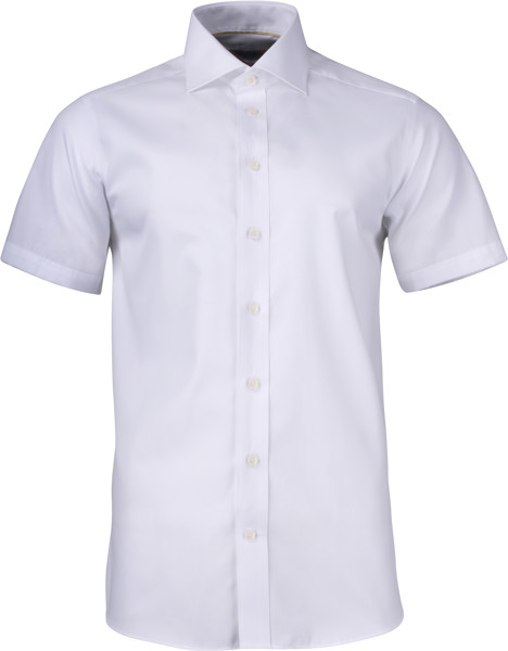 Twill Shirt short-sleeve J.Harvest & Frost | YB 50 S/S Slim Men - White / XL