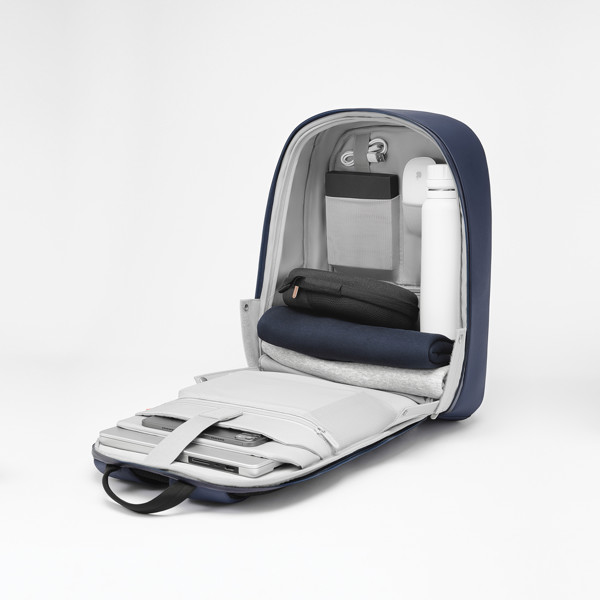 Xd Design Bobby Edge backpack, anti-theft,rPET - Navy / Black