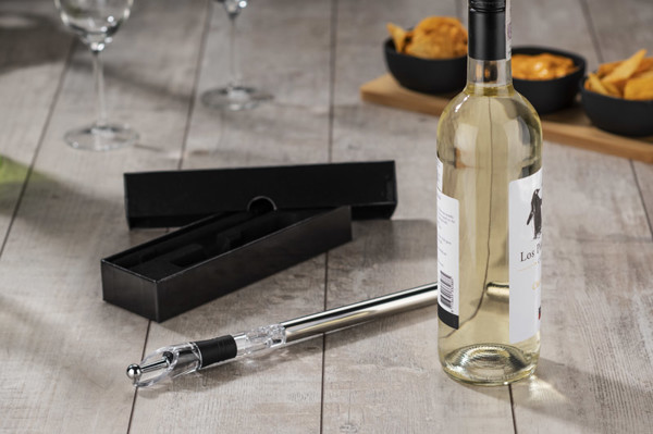 Wine chiller with pourer BLANC