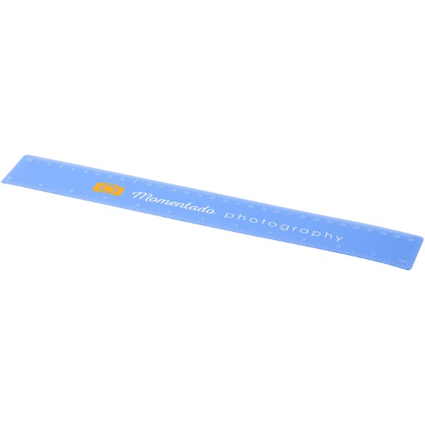Righello Rothko da 30 cm in plastica - Blu satinato